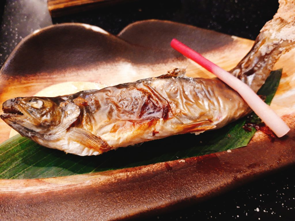 ホテル風水で食べたオショロコマ