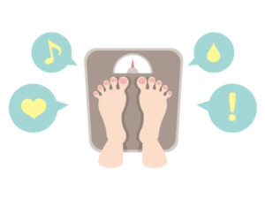 体重の増減は体重計の誤差?正しい測り方と体重が1日で変わる理由は?